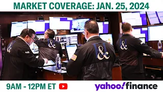 Stock market today: Stocks rise as GDP growth beats, Tesla slides | January 25, 2024