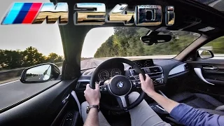 BMW M240i TOP SPEED AutoBahn Acceleration Test Drive Onboard