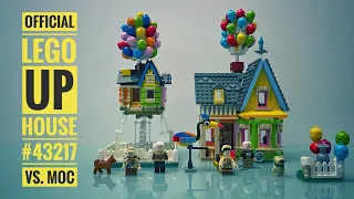 Lego #43217 Disney Pixar Up House vs unofficial version - Speed Build & Pictures