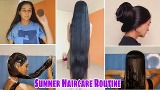 Summer Haircare Routine 2024 || For Long & Smooth Hair || 7 Simple Step