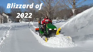 John Deere Snowblower - 1025r - vs Blizzard