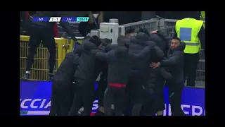 Inter-Juve gol di Sánchez al 120+1 delirio a San Siro