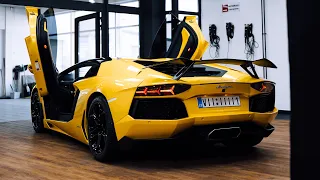 Exclusive detailing on Lamborghini Aventador