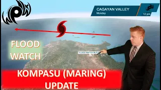 Cagayan River Flood Watch, Magat Dam Release, Maring / Kompasu Philippine Tropical Update