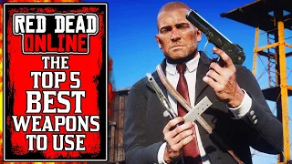 Top 5 BEST GUNS You NEED To Use in Red Dead Online (RDR2 Best Weapons)