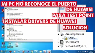 MI PC NO RECONOCE MI HUAWEI PARA HACER TEST POINT ( INSTALAR DRIVERS DE HUAWEI CORRECTAMENTE)