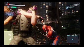 Storming the castle side mission (no damage) Spider-man PS4 gameplay walkthrough