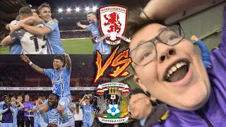 The Moment COVENTRY CITY Beat Middlesbrough To Secure WEMBLEY Play Off FINAL Place ...