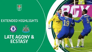 LATE AGONY & ECSTASY | Chelsea v Newcastle United Carabao Cup Quarter Final extended highlights