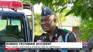Kumasi-Techiman Accident: Four adults and twelve children still on admission-  JoyNews (2-11-21)