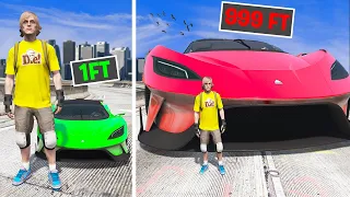 everytime I crash my supercar gets BIGGER... GTA 5 RP