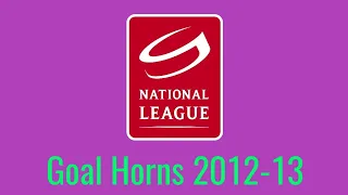 National League A Goal Horns 2012-13