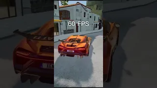 15 FPS VS 30 FPS VS 60 FPS VS 120FPS 🚗#shots