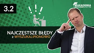 3.2.Najczęstsze błędy z WYSZUKAJ.PIONOWO [Kurs Formuły i operacje na danych Excel]