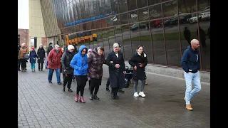 Евакуація жителів Гуляйпільської громади, прибуття до гуманітарного хабу м. Запоріжжя 13.04.22.