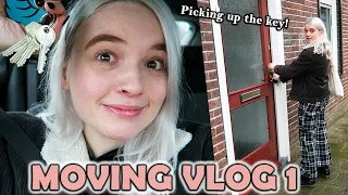 I'M MOVING! | Getting the key, buying furniture | MOVING VLOG 1