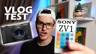 Первый влог на Sony ZV1 . Лучшая камера ? Тест видео