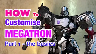 Transformers Studio Series 109 Concept Art Megatron - Custom Part 1 : Basic Repaint