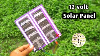 How To Make Solar Panel At Home Using Blades | 12Volt solar panel | solar cell at home.