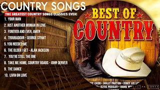 Best Slow Country Songs Of All Time - Top Greatest Old Classic Country Songs Collection