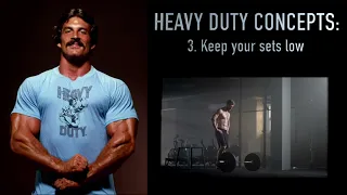 MIKE MENTZER: ADVANCED HEAVY DUTY TRAINING METHODS