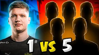 КОГДА S1MPLE ОСТАЕТСЯ 1 vs 5