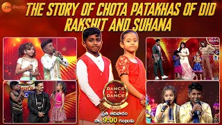 The Story of Chota Patakhas - Rakshith & Suhana | Dance India Dance Telugu | Every Sun at 9PM