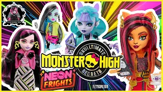 REVIEW MONSTER HIGH SKULLTIMATE SECRETS NEON FRIGHTS DRACULAURA - FRANKIE STEIN - TWYLA & TORALEI