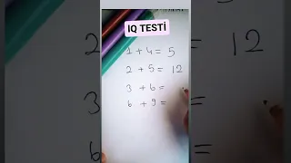 matematik zeka testi ;)