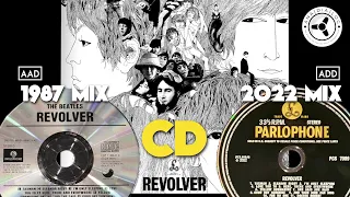 The Beatles Revolver CD: 1987 AAD Mix vs 2022 ADD Mix