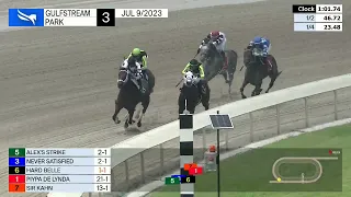 Gulfstream Park Carrera 3 - 9 de Julio 2023