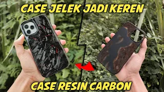 CASE CARBON RESIN || Bikin case hp jadi lebih kerren , carbon nibosss