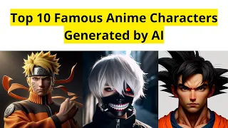 Top 10 Famous Anime Characters In Real Life Generated by AI