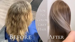 LIGHT ASHY, MUSHROOM BROWN HAIR | The Process And Formulation for MUSHROOM BROWN hair