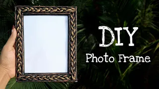 Photo frame | photo frame making at home | cardboard photo frame | frame making | best out of waste