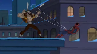 Spectacular Spider-Man (2008) Spider-Man vs Kraven part 1/2