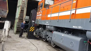 Inspection lokomotive. Как поднять и осмотреть локомотив в трудно доступных местах