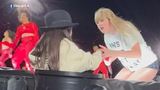 Local girl gets Taylor Swift's signature fedora at Chicago concert