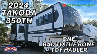 2024 East to West Takoda 350TH 5th Wheel Toyhauler RV Walk-Through by Berryland Campers
