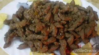 Egyptian Fried Beef Liver (Kibda Skandrani)