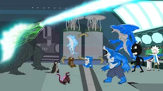 GODZILLA vs Evolution of Baby Shark - Godzilla Animation Compilation