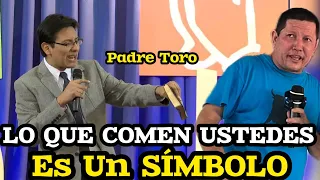 Pastor ADVENTISTA Refuta al PADRE LUIS TORO Negando Que CRISTO ESTÁ EN LA HOSTIA 😱