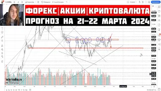 Прогноз Форекс, Акций и Криптовалюты на 21 - 22 марта 2024