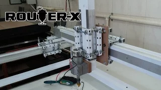 Router-X - Parte 5 -  Troca do eixo z e teste mecânico (Changing the z axis and mechanical testing)