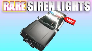 GTA 5 Online How to Get Rare Sirens/Emergency Lights on Stanier Police Car