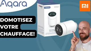 Tête thermostatique connectée et intelligente pour votre chauffage AQARA (SMART RADIATOR E1)