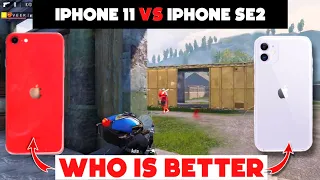 iphone 11 vs iphone se2  PUBG COMPARISON🔥|| TDM M416 ONLY | Who Will Win?