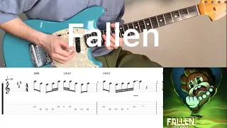 Lola Amour - Fallen (guitar cover with tabs & chords)