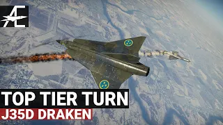 War Thunder J35D Draken | Top Tier Turn