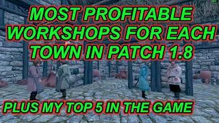 Bannerlord Workshops Patch 1.8 Most Profitable Shops for Each Town + My Top 5  | Flesson19